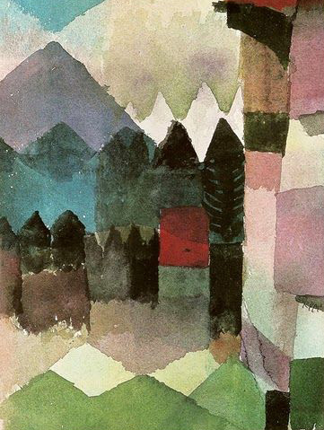 Fohn Wind in Franz Marc's Garden Paul Klee